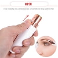 thumbnail image 3 of MasteelfCA 1pc Practical Electric Eyebrow Trimmer Female Hair Remover Eyebrow Hair Razor, 3 of 7