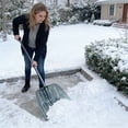 thumbnail image 7 of Large Plastic Snow Shovel 1Pc 15.75X14.17 Inch Heavy Duty Garden Snow Removal Tool For Driveway Walkway Home Use, 7 of 7