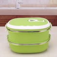 thumbnail image 2 of HAMPPLIES Keep Warm Food Containers Lunch Box PP Thermal 1Pack for Workers School, 2 of 8