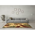 thumbnail image 3 of Ahgly Company Indoor Rectangle Abstract Brown Modern Area Rugs, 8' x 12', 3 of 4