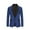 Blue, variant on Mens Suit Coat Long Sleeve Jacket Patchwork Button Up Lapel Fashion Business Casual Suit Coat Black XXXL