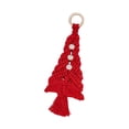thumbnail image 1 of Tapiz de Arbol de Navidad Macarena Adornos Colgantes Chic Bohemio Rojo, 1 of 8