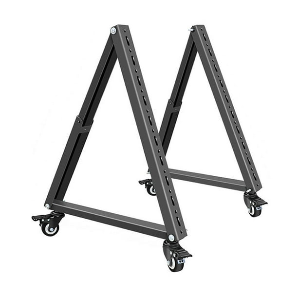 Soporte de TV móvil de altura, accesorios versátiles, ahorra espacio, soporte de suelo con ruedas para , de TV para sala de reuniones en