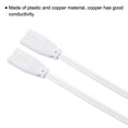 thumbnail image 4 of Uxcell 50cm 2 Pin LED Integrated Tube Cable Link Cords T4 T5 T8 Lamp Connecting Wire 6 Pack, 4 of 5