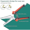 thumbnail image 5 of 3 Piece Secateurs Set Pruning Shears Bypass Shears Vine Shears Rose Shears Plant, 5 of 5