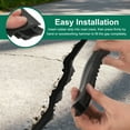 thumbnail image 5 of Uxcell Flexible EPDM Rubber Strip (16.4 ft Long, 1/2"(14mm) Wide) - Weather/Aging Resistant Concrete Expansion Joint Filler for Driveway/Sidewalks/Concrete Crack Repair/Replacement, Black, 5 of 7