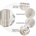 thumbnail image 6 of Beige Grey Waterproof Fabric Shower Curtain,Abstract Mottled Art Retro Modern Painting Waterproof Fabric Shower Curtain for Bathroom Curtains Bathtubs Shower Curtains with 12 Hooks Extra Long 72x96, 6 of 8