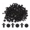 thumbnail image 2 of Unique Bargains 100Pcs 7mm Hole Black Plastic Push in Rivet Interior Trim Panel Auto Door Clips, 2 of 2