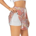 thumbnail image 2 of Haiem Corals Women's 2 in 1 Running Shorts - Lightweight Athletic Workout Gym Yoga Breathable Sports Shorts Liner with Phone Pockets-XX-Large, 2 of 9
