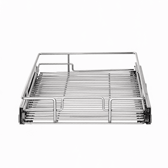 Heavy Duty Pull Out Cabinet Organizer, 10.5 Inch W x 18 Inch D, Slide Out Drawer Shelf for Kitchen, Bathroom, Pantry Storage