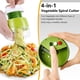 thumbnail image 5 of Trituradora de verduras de mano 4 en 1 de 1 tornillo, para verduras y frutas, verde, 5 of 5