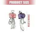 thumbnail image 5 of Pack of 2pcs Stylish Flower Tassels Charm Keyring Pearls Embellished Detailing Keychain Ideal Present for Everyday Use, 5 of 7