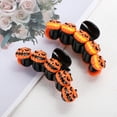 thumbnail image 5 of Unique Bargains 1 Pc Claw Clip Halloween Pumpkin Hair Clip for Women Black Orange, 5 of 5