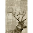 thumbnail image 3 of MARMONT HILL  - Handmade Curious Buck Print on Wrapped Canvas 8 x 12, 3 of 5