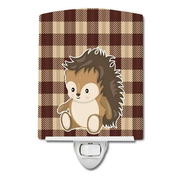 Caroline's Treasures BB9167CNL Porcupine Ceramic Night Light, 6x4x3", multicolor