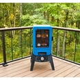 thumbnail image 3 of Pit Boss Blazing Vertical Electric Wood Chip Smoker with Window, Blue, 3 of 8