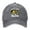 Grey, variant on XFeng "See Ya Later Excavator" Embroidery Washed Baseball Cap, Vintage Black Toddler Boys Construction Vehicle Adjustable Sun Hat
