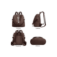 thumbnail image 3 of Kit Mochila Casual Bolso Casual Para Mujer, 2 Piezas, 3 of 4