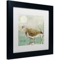 thumbnail image 2 of Trademark Fine Art "Sand Piper II" Canvas Art by Color Bakery White Matte, Black Frame, 2 of 4
