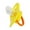 Light Yellow, variant on SIfdSeng Puppy Pacifie Pet Dog Silicone Pacifier Toy Puppy Calming Chews for Dog Cat Silicone Pacifier Accessories for Dog Cat (Standard Version: Green+Blue+Yellow) Teething Toys for Puppies