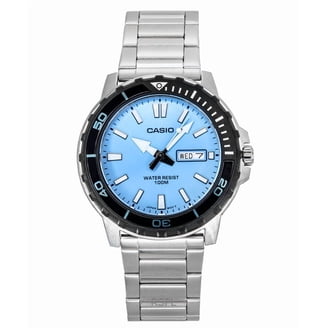 船*り様 CASIO 正規品 ★ MTP-B185D-2A2V ICE BLUE Casio Standard Analog Stainless Steel Ice Blue Dial Quartz MTP