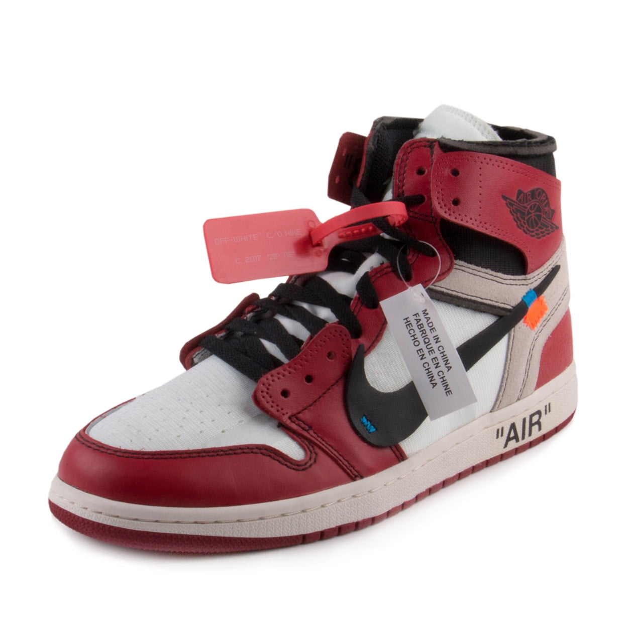 air jordan 1 off white red