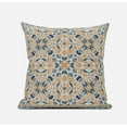 thumbnail image 2 of Jahan Paisley Throw Pillow with Removable Cover in Muted Green Peach 18x18, 2 of 6