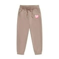 thumbnail image 3 of YuYuBao Toddler Girls Outfits Sets Two Piece Love heart print Long Sleeve Hoodie And Sweatpants Childrens Girls Sports Sets, 3 of 8