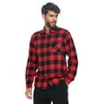 thumbnail image 2 of Ashford & Brooks Mens Flannel Button Down Plaid Long Sleeve Casual Shirt, 2 of 5