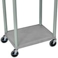thumbnail image 4 of LUXOR STC12-G 2 Shelf Gray Tub Cart, 4 of 5