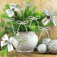 thumbnail image 5 of Dalrosia Glitter Christmas Bows Ornaments with Clip Metal Shiny Christmas Tree Decorations Bows for Wreath Garland Xmas Party Decorations Wedding Baby Shower Home Indoor Outdoor, 5 of 6