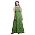 thumbnail image 1 of Bimba Geometric Women Long Tank MaxiDress Round Neck Printed Party Gown-Small, 1 of 5