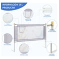 thumbnail image 4 of Barandilla Protector De Cama Infantil Barra De Seguridad 135 Color Lavanda, 4 of 8