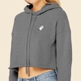 thumbnail image 5 of Dalix Ghost Embroidered Fleece Zip Hoodie Cold Fall Winter Women in Deep Heather L Large, 5 of 5
