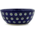 thumbnail image 3 of Polish Pottery 4-inch Bowl Hand Painted in Boleslawiec, Poland + Certificate of Authenticity, 3 of 6