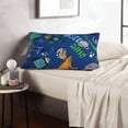 thumbnail image 6 of Hirioo Dinosaur In Space for Plush Pillow Cover for Bedroom and Living Room ,Elegant, Comfortable Home Decor-16"x24", 6 of 6