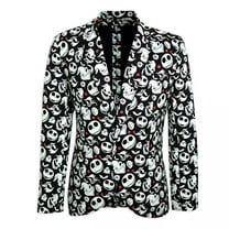 The Nightmare Before Christmas Glow-in-the-Dark Jacket for Adults Size L/XL - Costume Dress Up