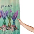 thumbnail image 6 of Inspirational Mermaid Shower Curtain Turquoise Colorful Flower Tail Shower Curtains for Bathroom Motivational Quotes Shower Curtain Waterproof Polyester Fabric Decor with Plastic Hooks 72x72 Inches, 6 of 6