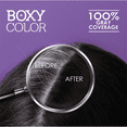 thumbnail image 5 of BOXY COLOR Coloring kit professional, permanent color cream hair dye with Vegetal Protein to get Hair with intense color shiny and silky. 100% Gray Coverage. (2.0 Black), 5 of 7