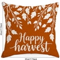 thumbnail image 3 of Yeciiwht Fall Pumpkin Maple Leaf Throw Pillow Cover – 18x18 inch Linen Cushion Case for Thanksgiving Sofa, Couch, Bed & Outdoor Decor, 3 of 6