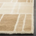 thumbnail image 5 of SAFAVIEH Martha Stewart Blocks Geometric Wool Area Rug, Camel/Ivory, 5' x 8', 5 of 8