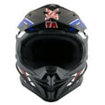 thumbnail image 3 of 1Storm Motocross Adult Helmet Downhill Mountain Bike Helmet BMX MX ATV Dirt Bike Storm Style HF803; Red Blue, 3 of 6