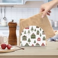 thumbnail image 2 of Yayeee Napkin Holder for Table Kitchen Paper Tissue Organization, Green Christmas House, 2 of 8