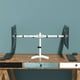thumbnail image 2 of Soporte Doble Monitores WALI Blanco con Inclinación y Ajuste de Altura 27 Pulgadas, 2 of 8