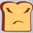 thumbnail image 2 of CafePress - Angry Toast - Cute Infant Baby Football Bodysuit, 2 of 3