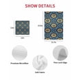 thumbnail image 7 of Vintage Floral Kitchen Dish Towels for Drying Dishes Set of 3, Country Flowers Abstract Art Blue Yellow Waffle Weave Microfiber Hand Tea Bathroom Towels Quick Dry & Absorbent Towel 12x12, 7 of 7