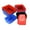 Medium-Red, variant on Plastic Case Storage Parts Box 1Pc Component Durable Pe Material Parts Container Storage Bins Workshop Equipment Medium-Blue Fangkenuo