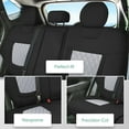 thumbnail image 4 of For Hyundai Tucson 2022-2024 FH Group Neoprene Custom Fit Car Seat Covers - Gray/Black Rear Bench, 4 of 5