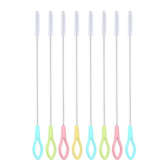 D-GROEE Straw Cleaner Brush Set, 32-Piece Long Cleaning Brush for Straws on Tumbler, Water Bottle, Sippy Cup, and Pipes, Tubes or Hummingbird Feeders