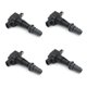 thumbnail image 1 of Juego de 4 paquetes de bobinas de encendido compatibles con FRR 4HV1 8-98089596-0 8980895960 Negro, 1 of 5